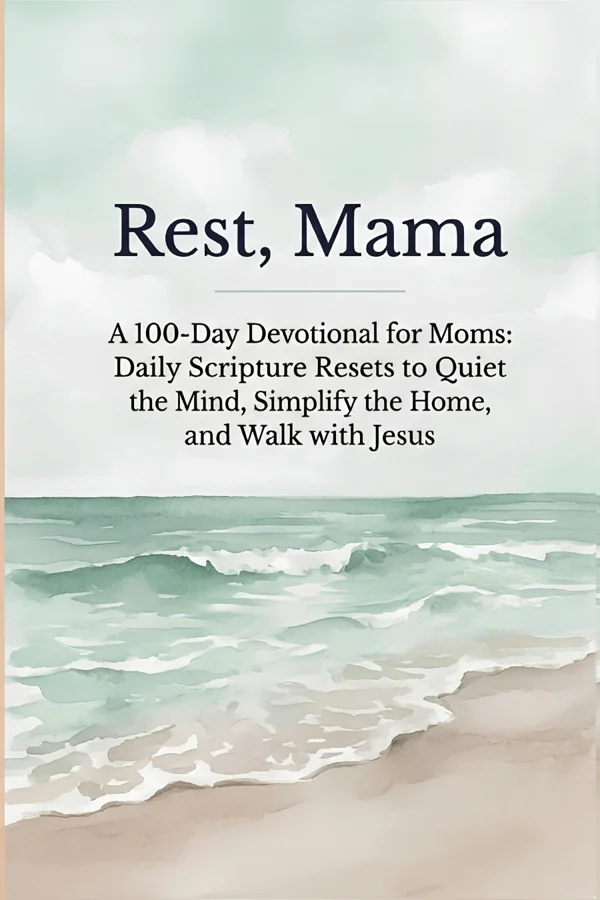 Cover of Rest, Mama: A 100-Day Devotional for Moms